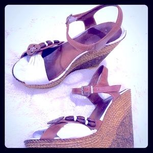 Genuine leather Sandals, platform